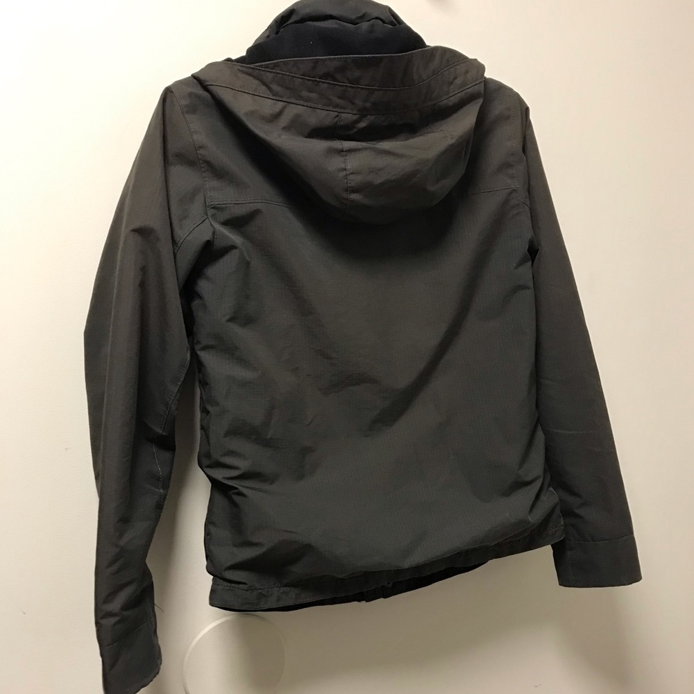Nice Grey Fleece Lined Zipper & Snap Up Abercrombie & Fitch Jacket! - Picture 5 of 15